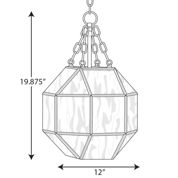Mauldin Brushed Nickel 12-Inch One-Light Pendant, image 6