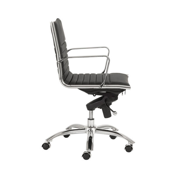 Dirk Black 27-Inch Low Back Office Chair, image 3