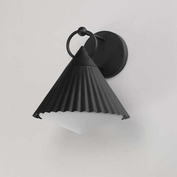 Odette Black 12-Inch One-Light Outdoor Wall Sconce, image 4