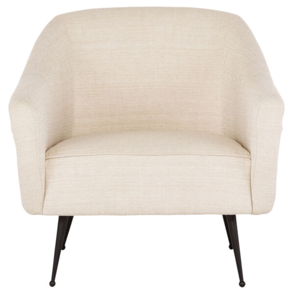 Lucie Off White and Black Occasional Chair, image 2