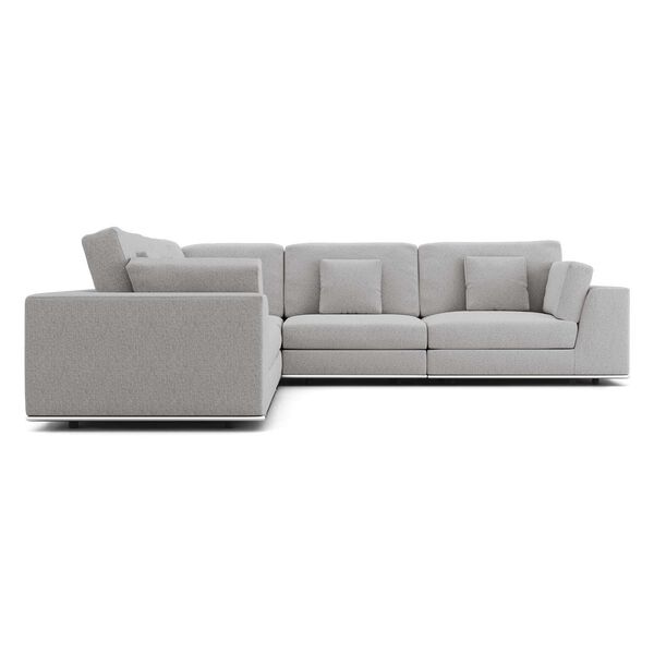 Vera Gris Fabric Corner Modular Sofa, image 2