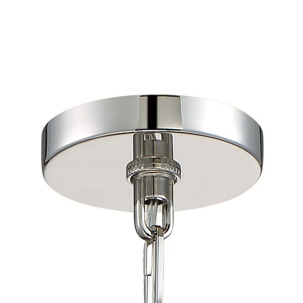 Westwood Polished Nickel 13.5-Inch Four-Light Pendant by Libby Langdon, image 4