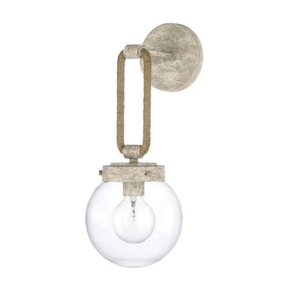 Beaufort Gray Seven-Inch One-Light Sconce, image 1