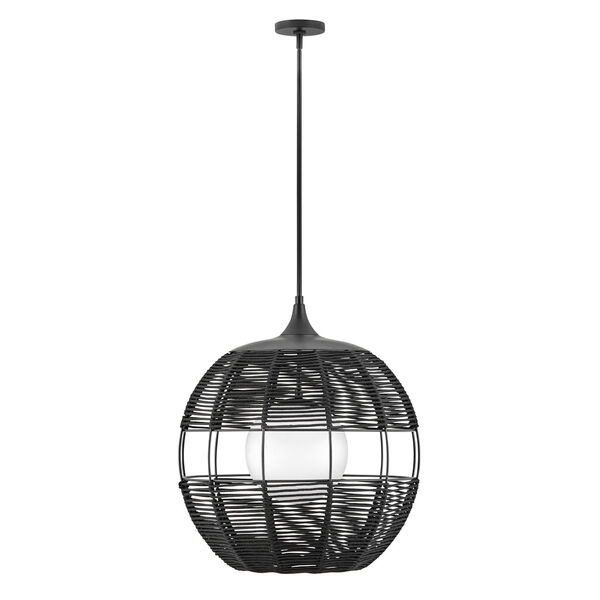Open Air Maddox Black One-Light Outdoor Pendant, image 1