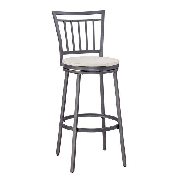 Jacey Gray and Whitewashed Wood Top Three-Piece Pub Height Table Set, image 5