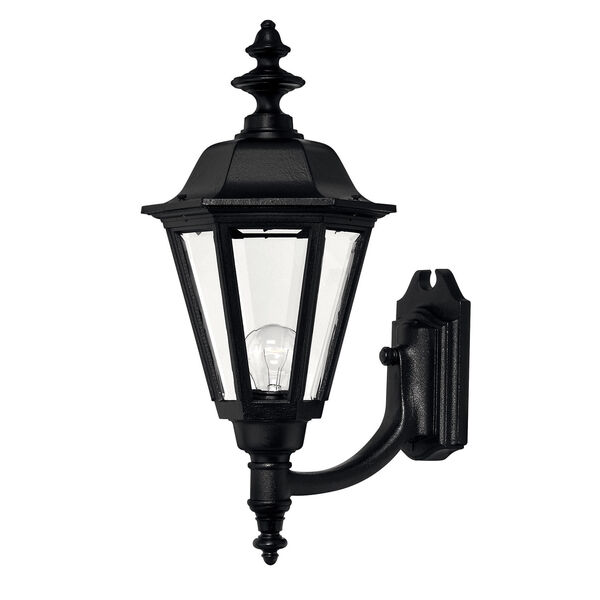 Manor House Black 21-Inch Outdoor Wall Mount, image 1