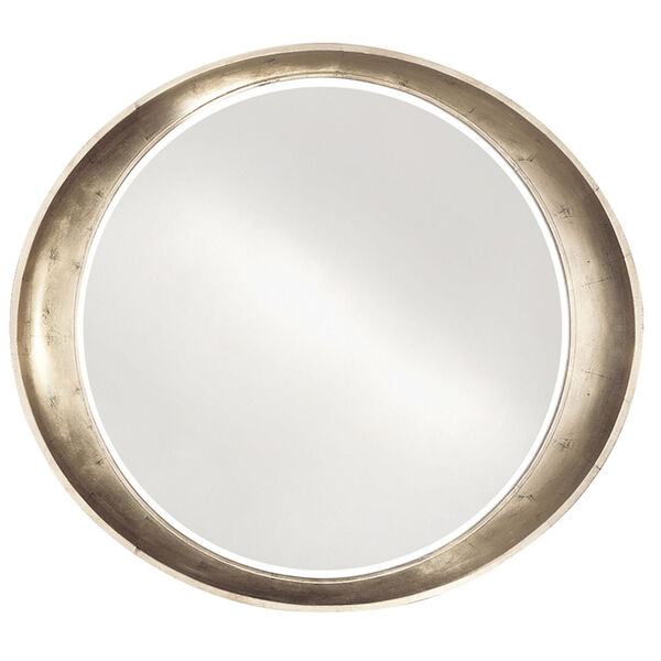Ellipse Tan Round Mirror, image 2