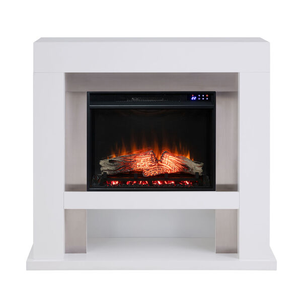Lirrington White Electric Fireplace, image 2