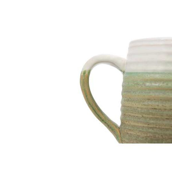 Multicolor Ribbed Sides Stoneware Coffee Mug, Set of 4, image 3