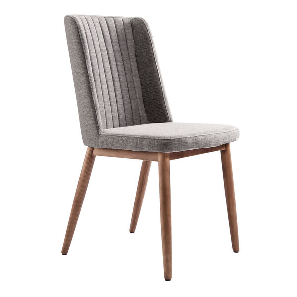 Wade Gray with Walnut Dining Chair, Set of Two, image 1