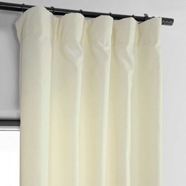 Ivory Dobby Linen 84-Inch Curtain Single Panel, image 4
