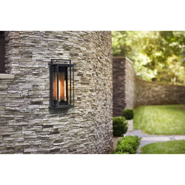 Langston Black Two-Light Extra Large Outdoor Wall Mount, image 2
