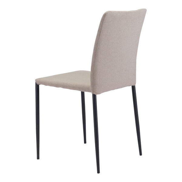 Harve Beige and Black Dining Chair, Set of Two, image 6