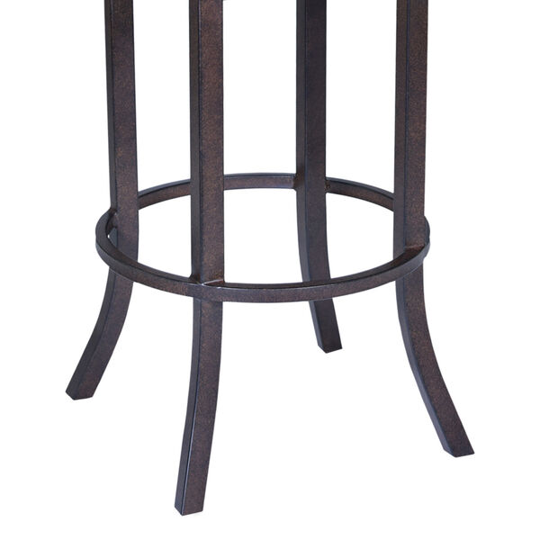 Tahiti Brown and Auburn Bay 26-Inch Counter Stool with Arms, image 4