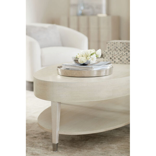 Silver East Hampton Oval Cocktail Table, image 3