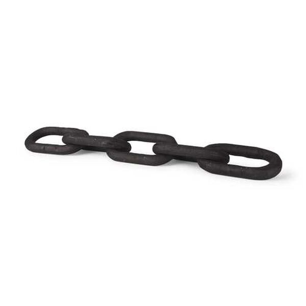 Alix Black Link Chain Decorative Object, image 1