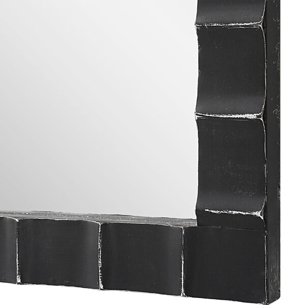 Dandridge Matte Black and Silver 22-Inch x 42-Inch Wall Mirror, image 6
