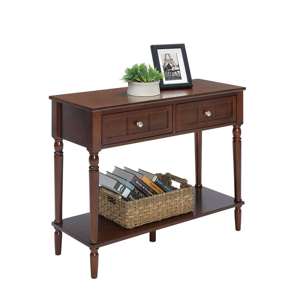 Wellington Espresso Two Drawer Hall Table, image 2
