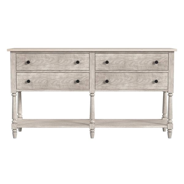 Danielle Rustic Gray 65-Inch W Marble Sideboard, image 3