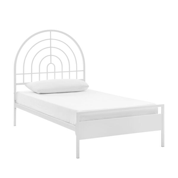 Jody White Metal Twin Bed, image 2