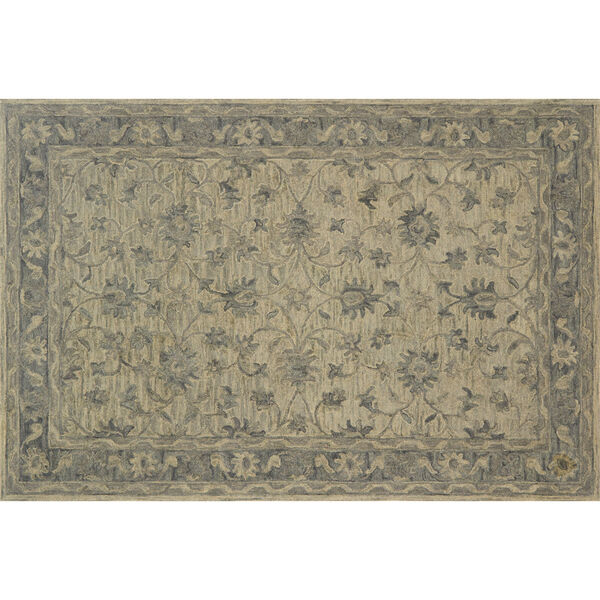 Crafted by Loloi Hawthorne Grey Rectangle: 7 Ft. 9 In. x 9 Ft. 9 In. Rug, image 1
