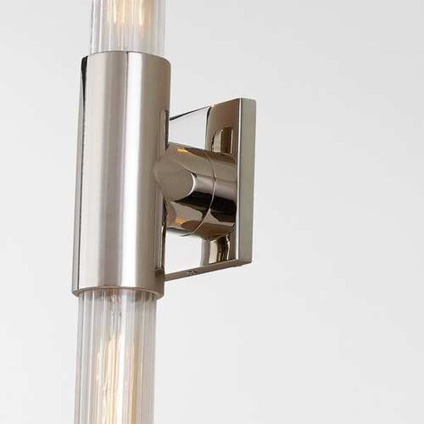 Asher Polished Nickel Two-Light Wall Sconce, image 4