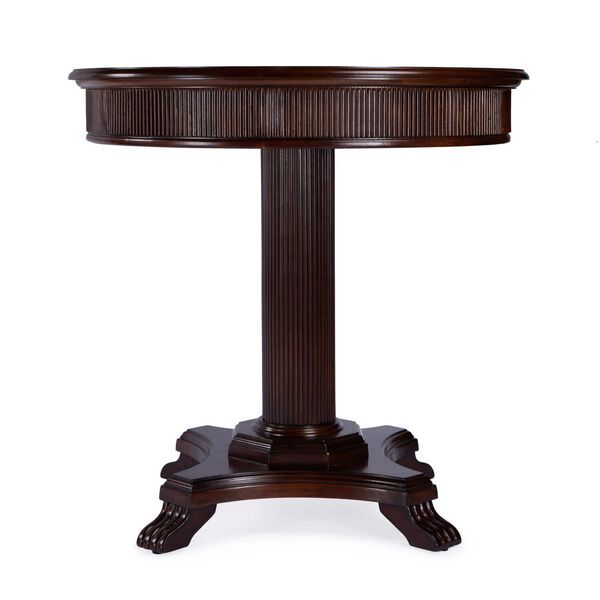 Ellsworth 36-Inch Ribbed Pedestal Foyer Table, image 5
