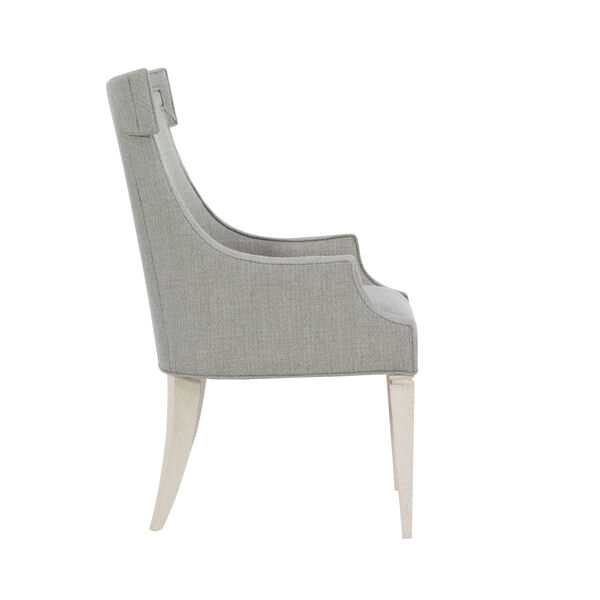 Domaine Blanc Dove White 24-Inch Arm Chair, image 2