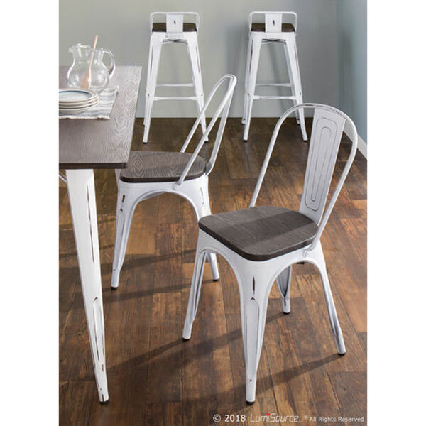 Oregon White and Espresso Dining Chair, Set of 2, image 4
