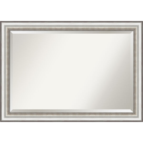 Salon Silver Bathroom Vanity Wall Mirror, image 1