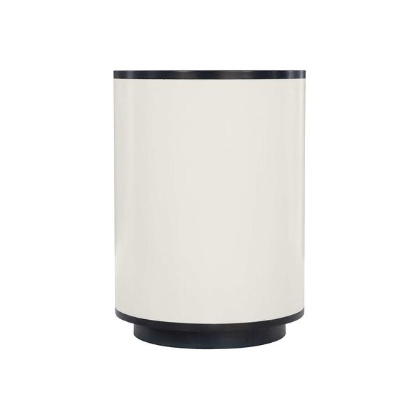 Silhouette Eggshell and Dark Onyx Accent Table, image 3