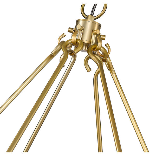 Barclay Olde Brass 48-Inch 12-Light Chandelier, image 6