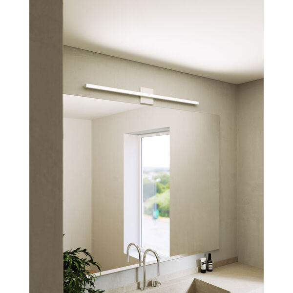 Stix Satin White 40-Inch LED Bath Bar, image 4