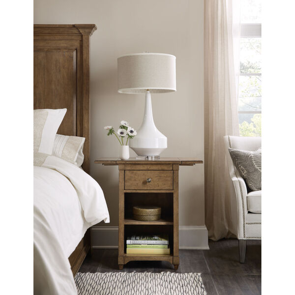 Montebello Carob Brown Nightstand Accent Table, image 6