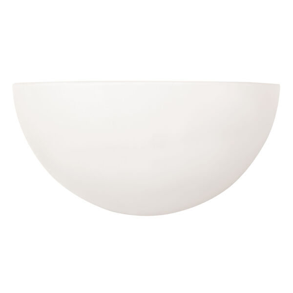 Capital Sconces Matte White Opal Glass 10-Inch One-Light Sconce, image 1
