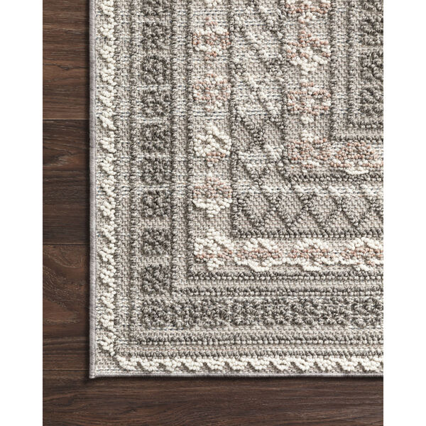 Cole Gray and Multicolor Power Loomed Rug, image 3