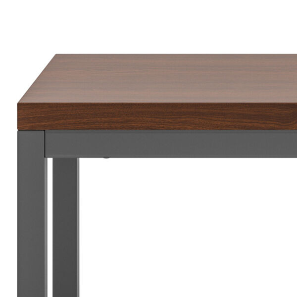 Merge Brown Coffee Table with Post Legs, image 6