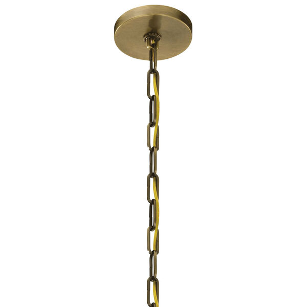 Abbotswell Natural Brass 10-Inch One-Light Mini Pendant, image 2