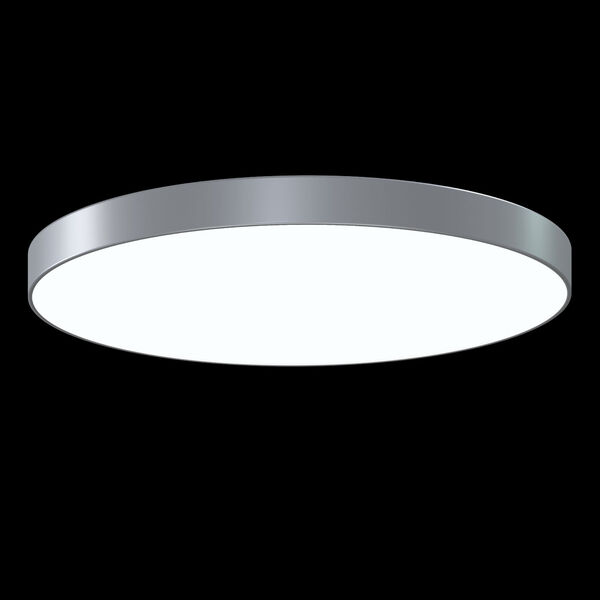 Pi Bright Satin Aluminum 30-Inch Round 3500K LED Surface Mount, image 2