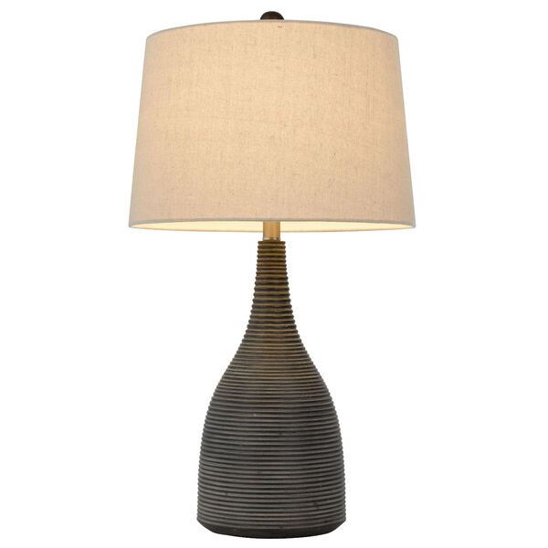 Kaneohe Charcoal One-Light Ceramic Table Lamp, image 4