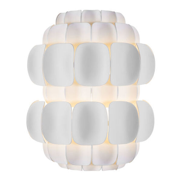 Swoon Matte White One-Light Wall Sconce, image 1