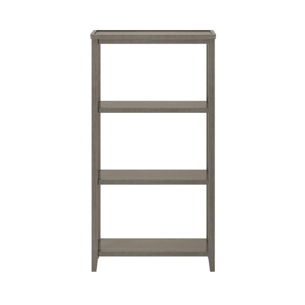 Washed Grey 3-Tier Bookcase, image 2