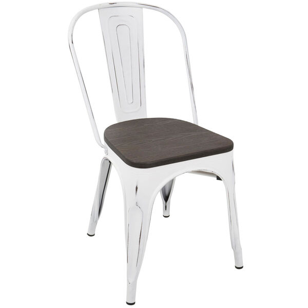Oregon White and Espresso Dining Chair, Set of 2, image 2