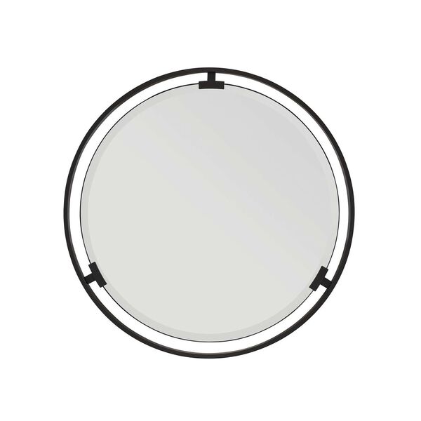 Zanzibar Black Round Mirror, image 1