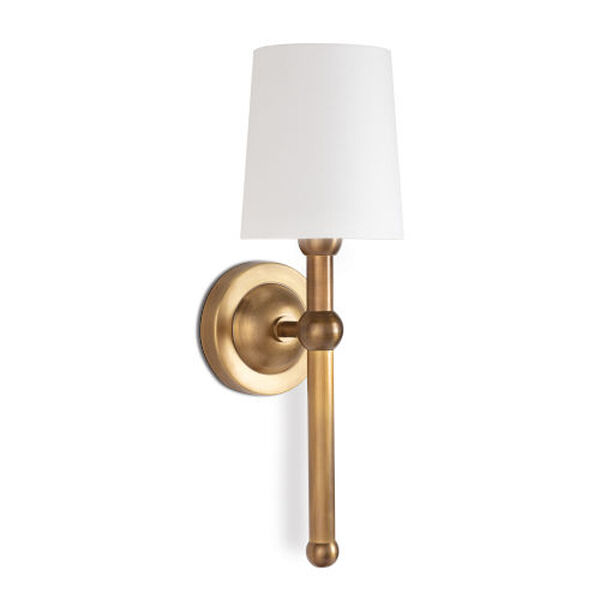 Jameson Natural Brass One-Light Sconce, image 1