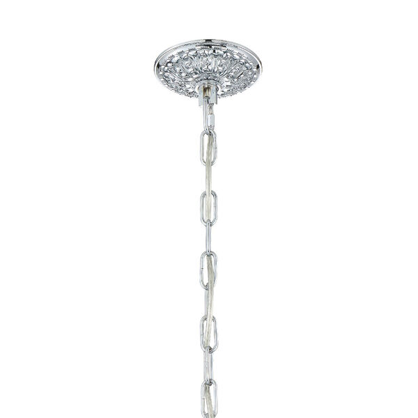 Traditional Crystal Maria Theresa Chandelier with Majestic Wood Polished Crystal, image 4
