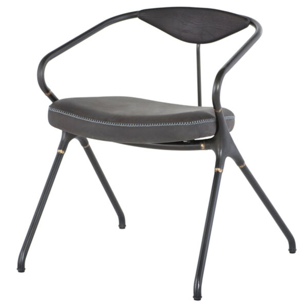 Akron Storm Black Dining Chair, image 1