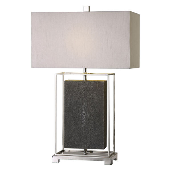 Sakana Gray Textured Table Lamp, image 1