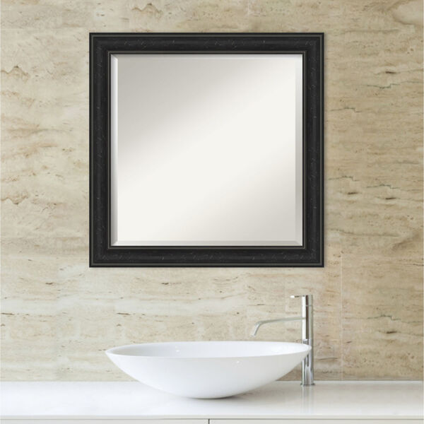 Shipwreck Black 24W X 24H-Inch Bathroom Vanity Wall Mirror, image 5