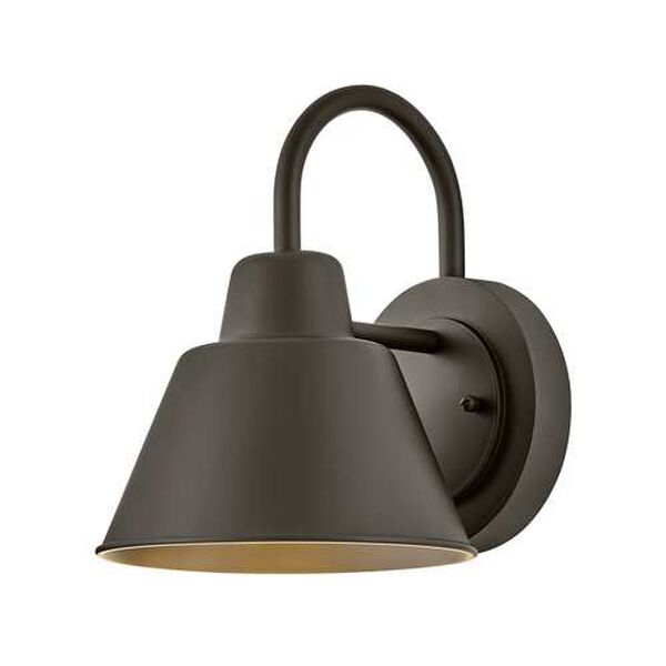 Wes Oil Rubbed Bronze LED Outdoor Wall Sconce, image 1